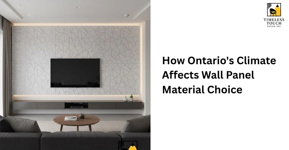 How Ontario's Climate Affects Wall Panel Material Choice