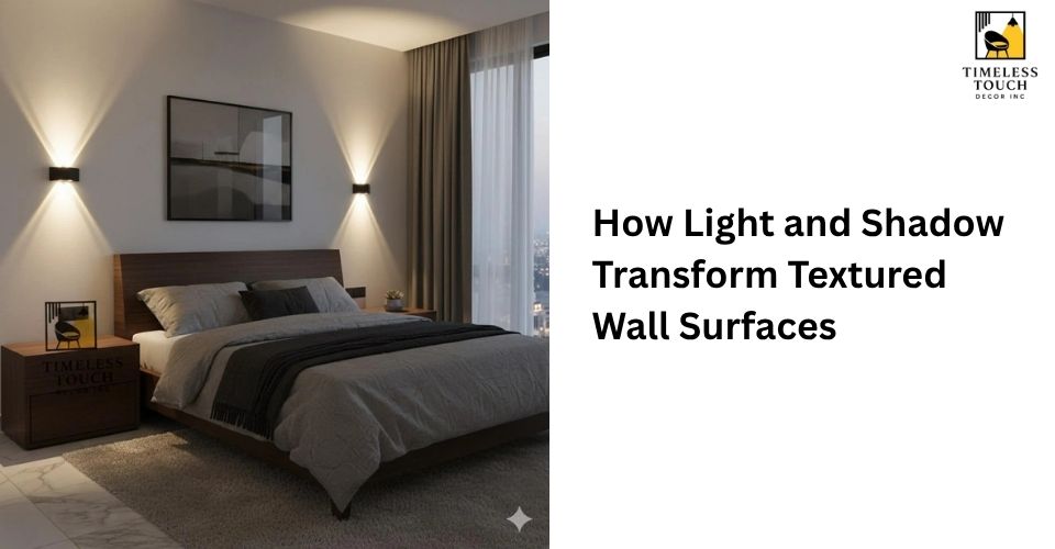 How Light and Shadow Transform Textured Wall Surfaces