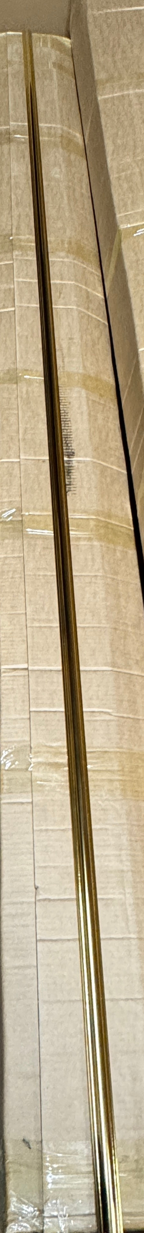 Luxury Polished Brass Wall Panel Trim Rods (Metallic Gold Finish)