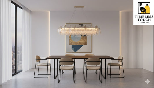 lLuxury Two-Tier Round Crystal Waterfall Chandelier (Gold Finish)