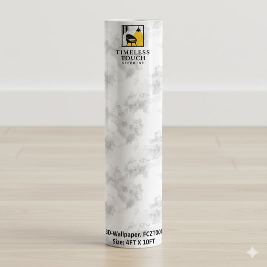 Minimalist Light Gray Textured Wallpaper (20IN x 375IN Roll)