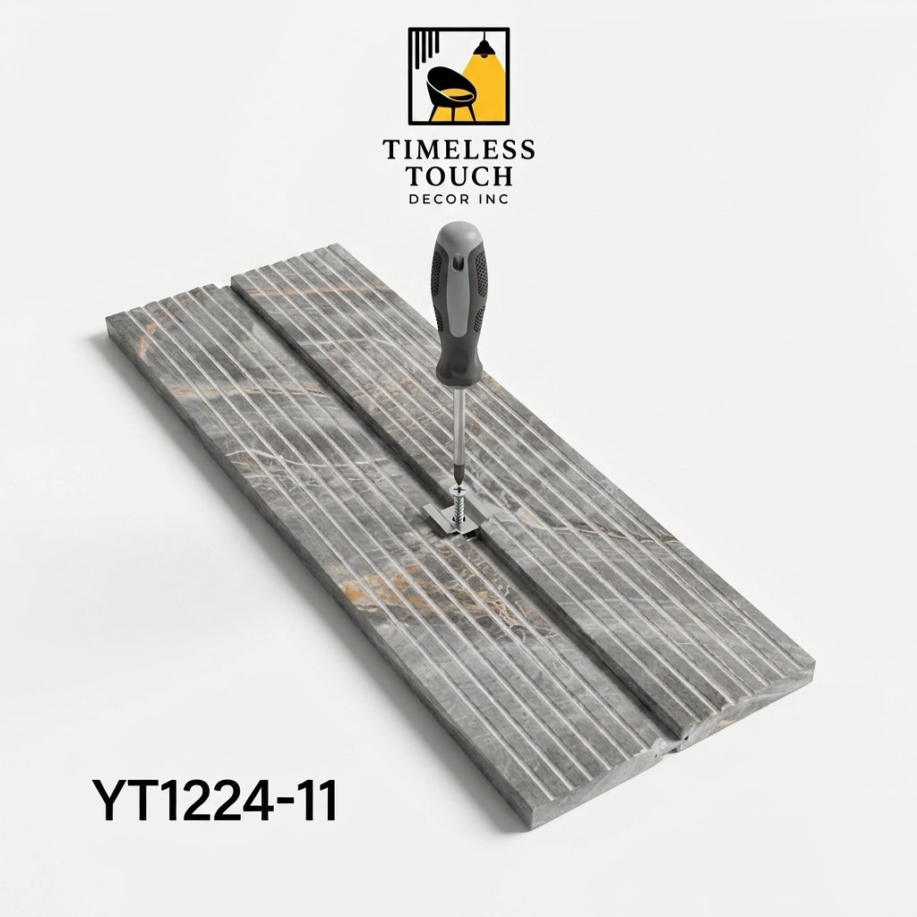 (Metallic Bronze / Silver Striped Dual-Tone Panel)
