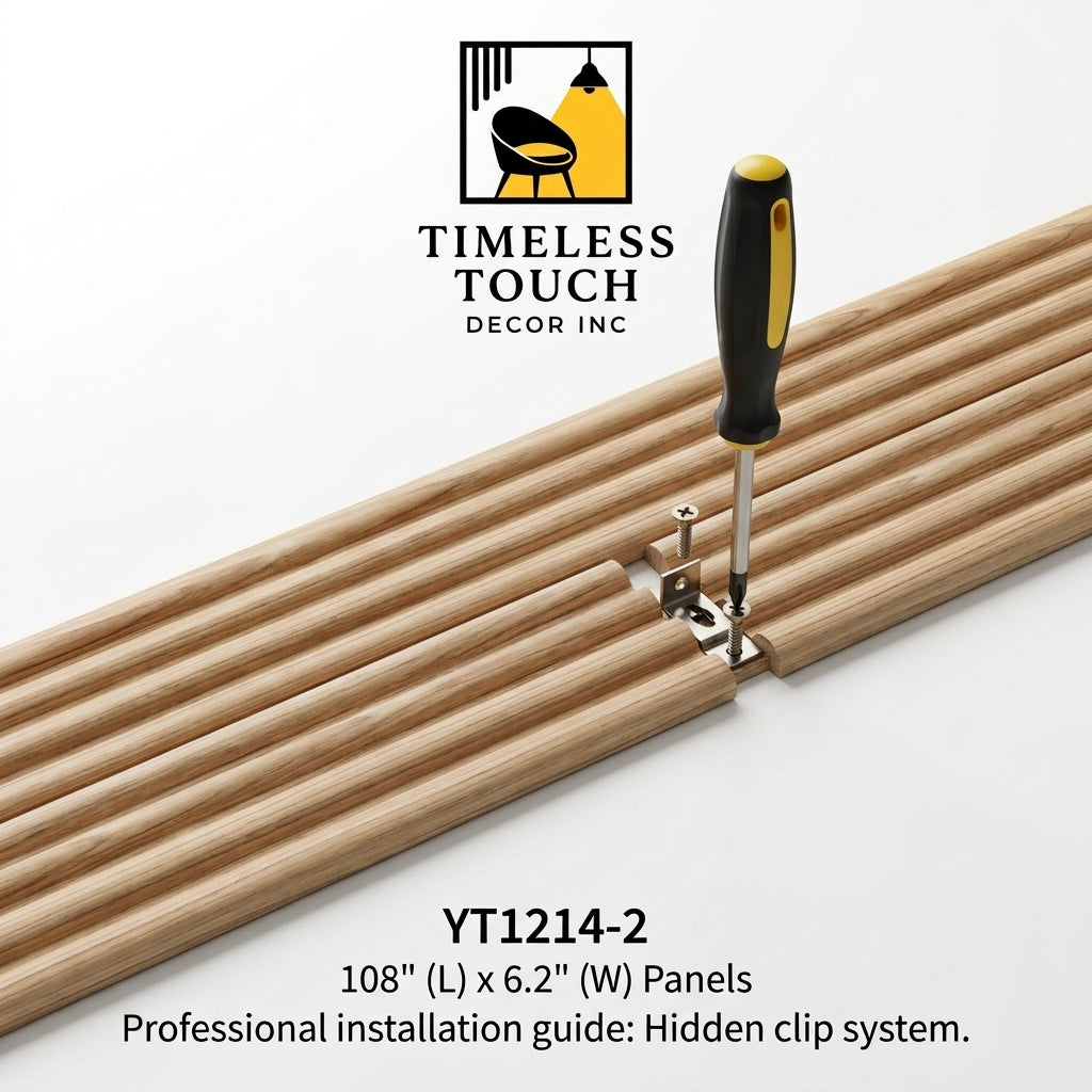 Wood Grain PS Fluted Wall Panel – 9ft x 6.2