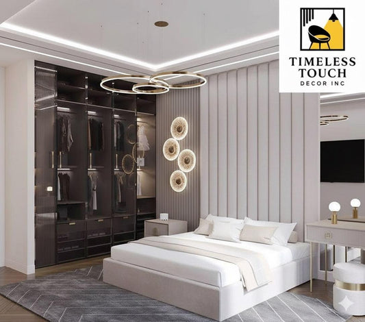 White 3D Fluted Geometric Wall Panel (Optical Cube Design)