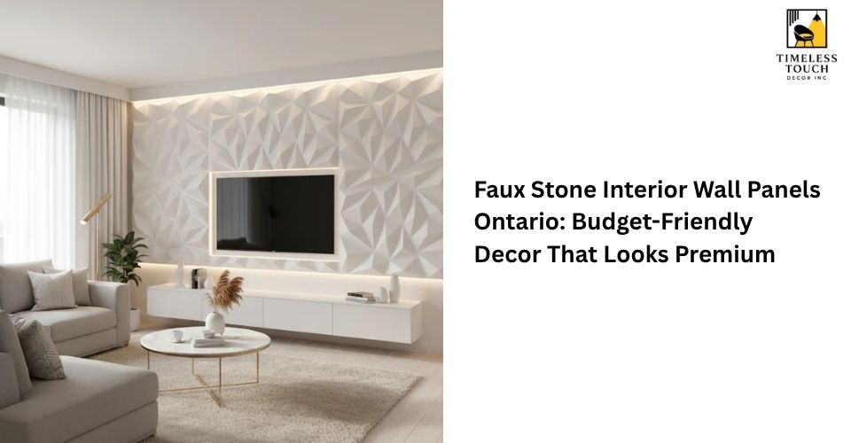 Faux Stone Interior Wall Panels Ontario: Budget-Friendly Decor That Looks Premium