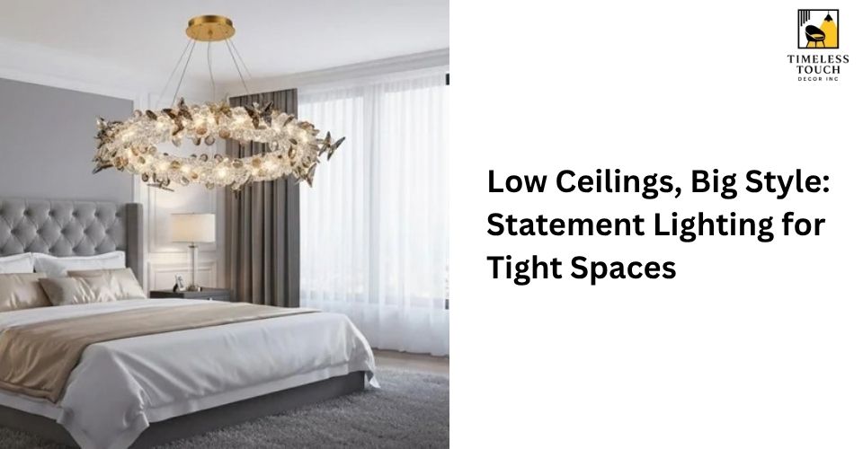 Low Ceilings, Big Style: Statement Lighting for Tight Spaces