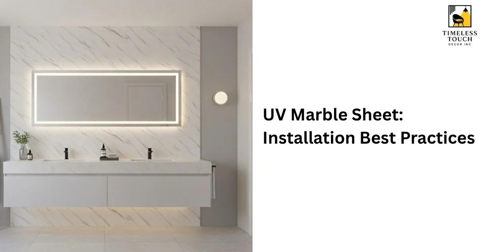 UV Marble Sheet: Installation Best Practices
