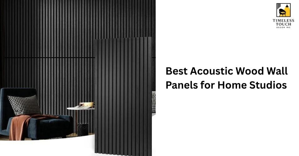 Best Acoustic Wood Wall Panels for Home Studios