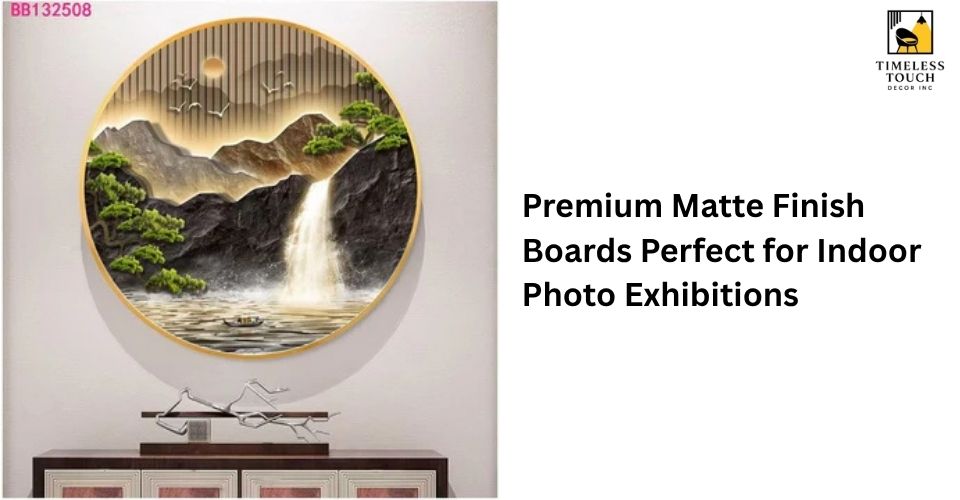 Premium Matte Finish Boards Perfect for Indoor Photo Exhibitions