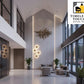 White 3D Fluted Geometric Wall Panel (Optical Cube Design)