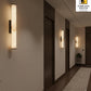 Modern Black & White S-Curve LED Wall Sconce (Minimalist Vertical Light)
