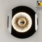 Modern Organic Gold LED Wall Sconce (Textured Accent Light)