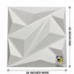 3D White Abstract Flowing Vertical Lines Wall Panel