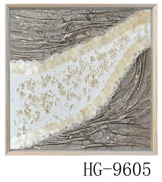 Glam White Hibiscus & Gold Monstera Metal Wall Art