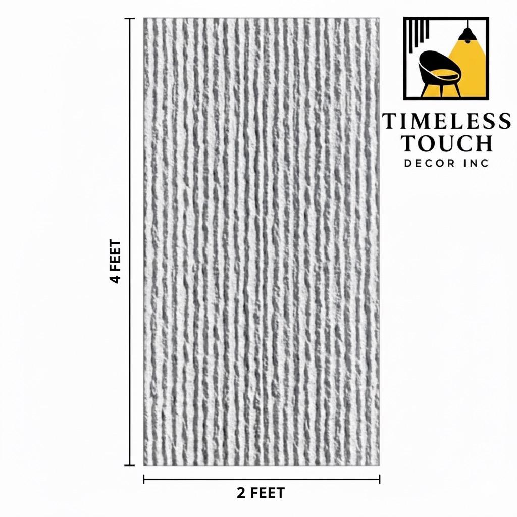 3D Faux Split-Face Stacked Stone Panel - Desert Beige