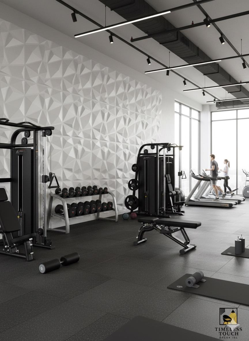 3D White Starburst / Compass Geometric Wall Panel