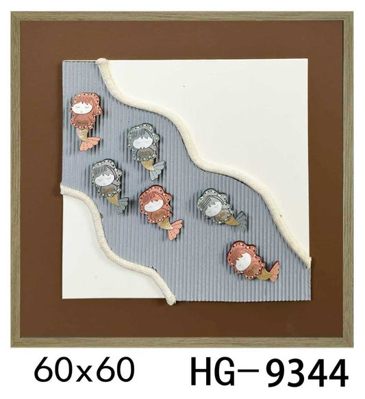 Modern Abstract 3D Geometric Canvas Art (CTH-7001)