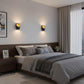 Modern Black V-Shape LED Up/Down Wall Sconce (Dual X-Beam Light)