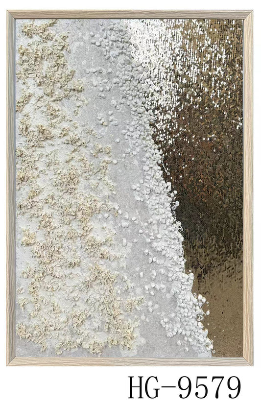 Modern Abstract 3D Geometric Canvas Art