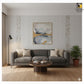Luxury White Fluted Wall Panel with Metallic Gold Veining (Marble Effect)