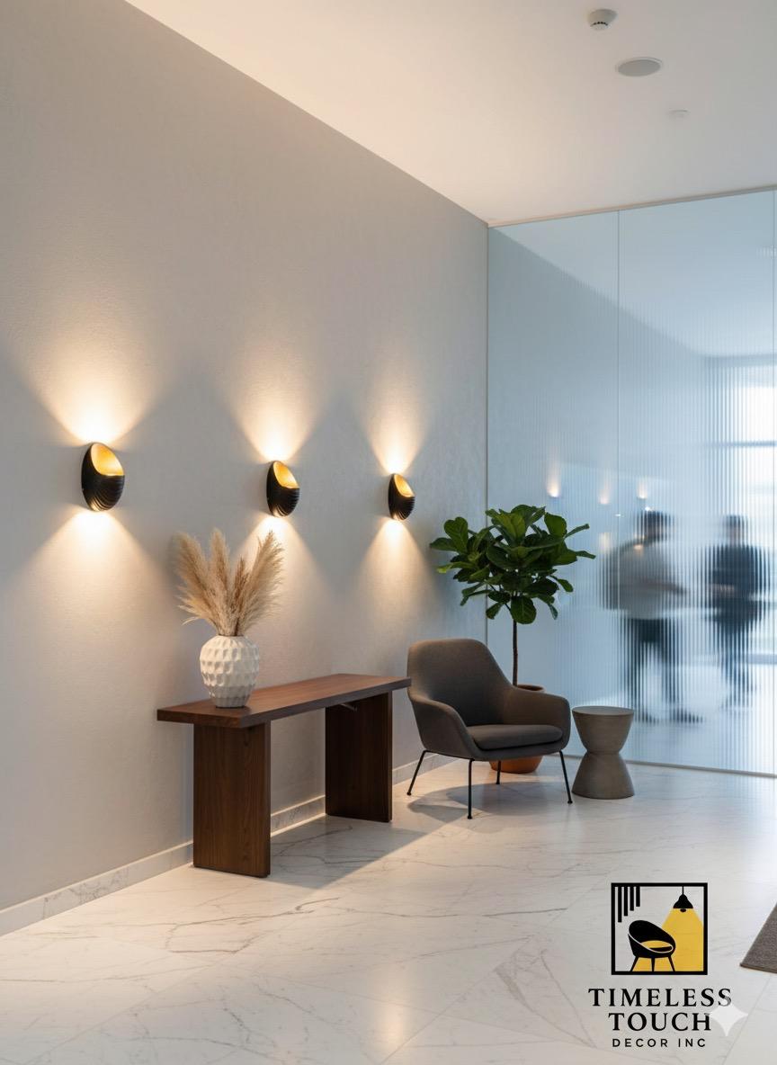 Modern Black V-Shape LED Up/Down Wall Sconce (Dual X-Beam Light)