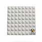 3D White Convex Pyramid Wall Panel (Acoustic / Geometric Tile)