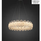 Luxury Two-Tier LED Crystal Flower Chandelier (Modern Glam Statement)