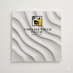 3D White Interlocking Geo-Shatter Wall Panel (Abstract Triangular Texture)