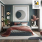 Modern Organic Gold LED Wall Sconce (Textured Accent Light)