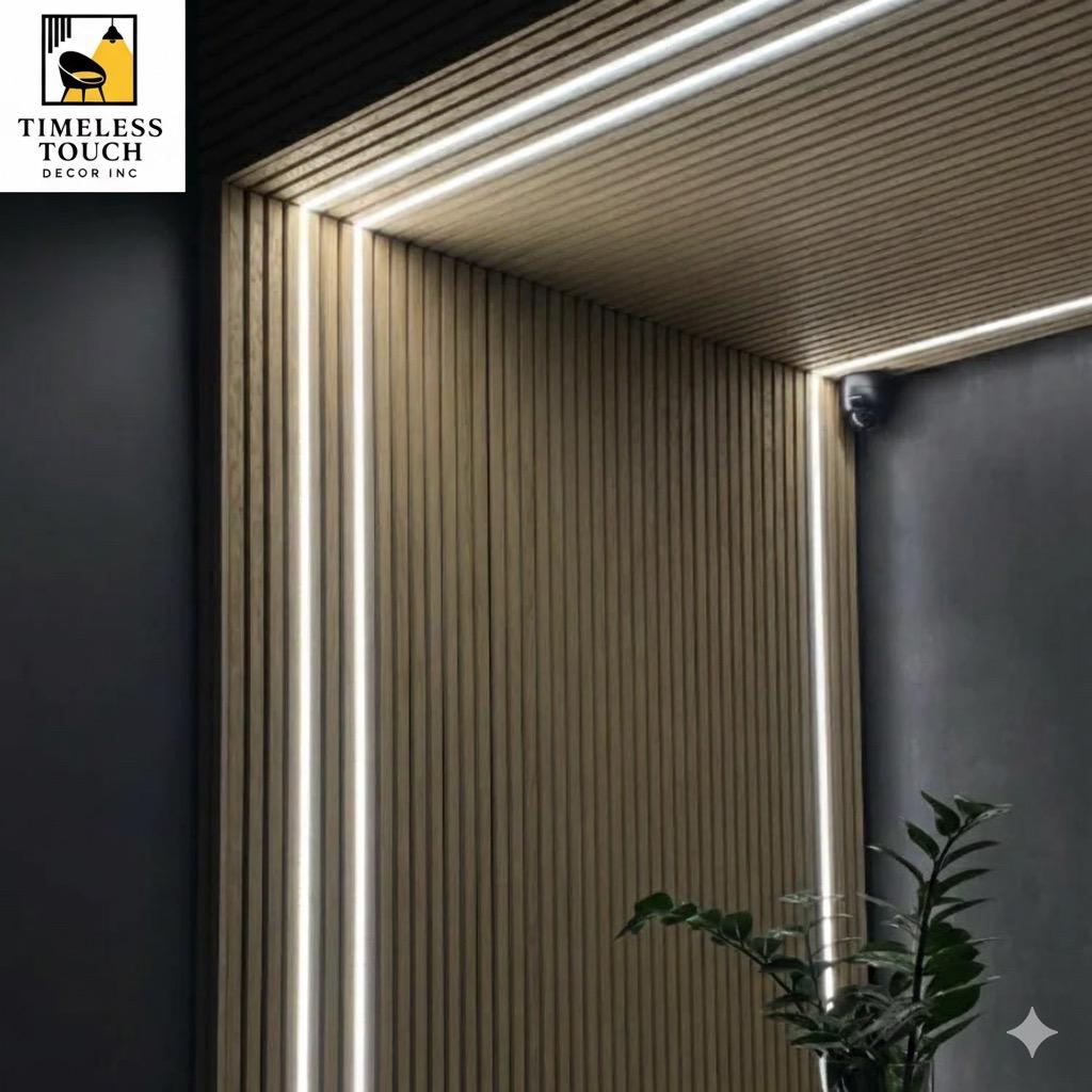 10 FT WPC LED Strip Light (3000K Warm White / Architectural Profile)