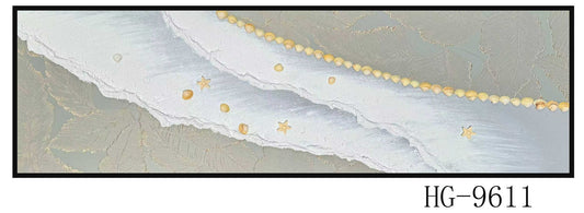 Glam White Hibiscus and Gold Tropical Leaf 3D Metal Wall Art