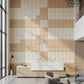 Architectural 3D Modular Quadrant Wall Panels (Pure White/Light Gray)