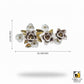 Hellebore Bloom Multi-Tone Metal Wall Art