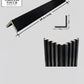 10 FT WPC L-Shape Outside Corner Trim (Wood Grain & Metallic Finishes)
