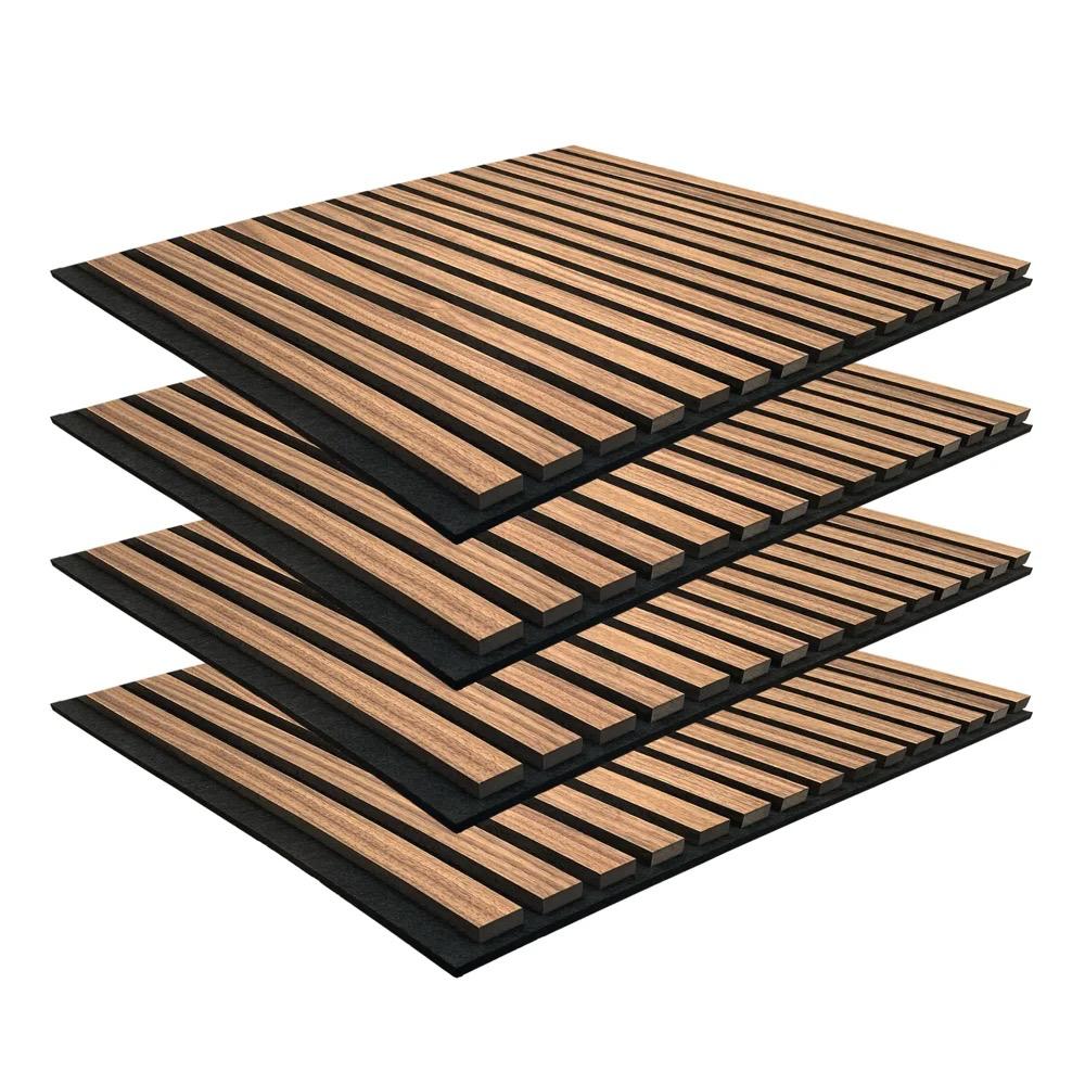 Luxury Black & Gold Split Accent Wall Panel (Flute & Cracked Texture)