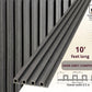 Armani Gray WPC Fluted Wall Panel – 9 FT Decorative Waterproof Interior Wall Cladding
