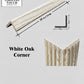 10 FT WPC L-Shape Outside Corner Trim (Wood Grain & Metallic Finishes)