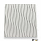 3D White Maple Leaf Sculpted Wall Panel (Nature / Botanical)