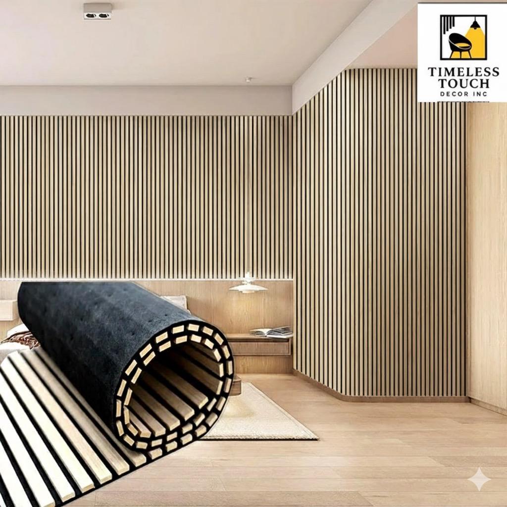 Luxury White Marble & Gold Split Accent Wall Panel (Flute & Cracked Texture)