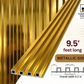 Luxury Polished Gold Fluted Wall Panel (High-Gloss Metallic Slat)