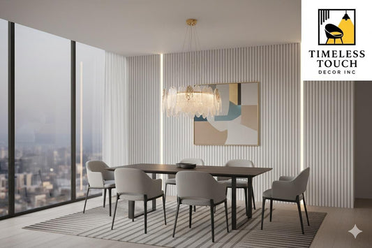 Classic White Fluted Decorative Wall Trim / Moulding Strip (WPC)