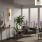 Modern Black & White S-Curve LED Wall Sconce (Minimalist Vertical Light)