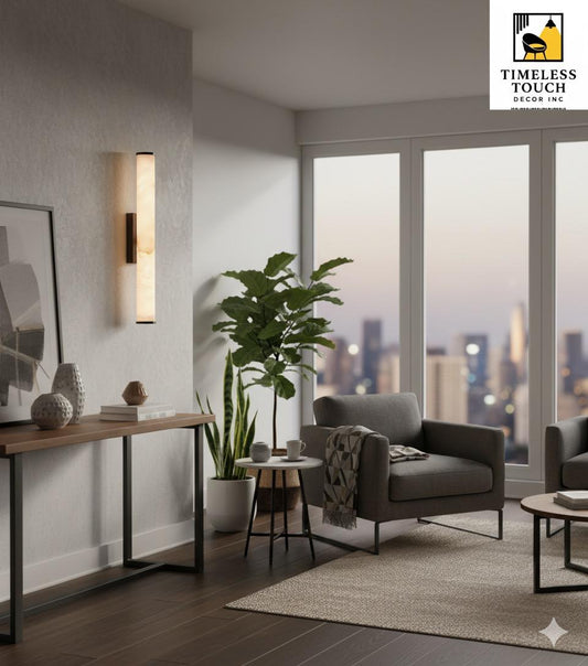 Modern Black & White S-Curve LED Wall Sconce (Minimalist Vertical Light)