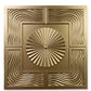 Golden Wave Design 3D Ceiling Panel – 2×2 Feet