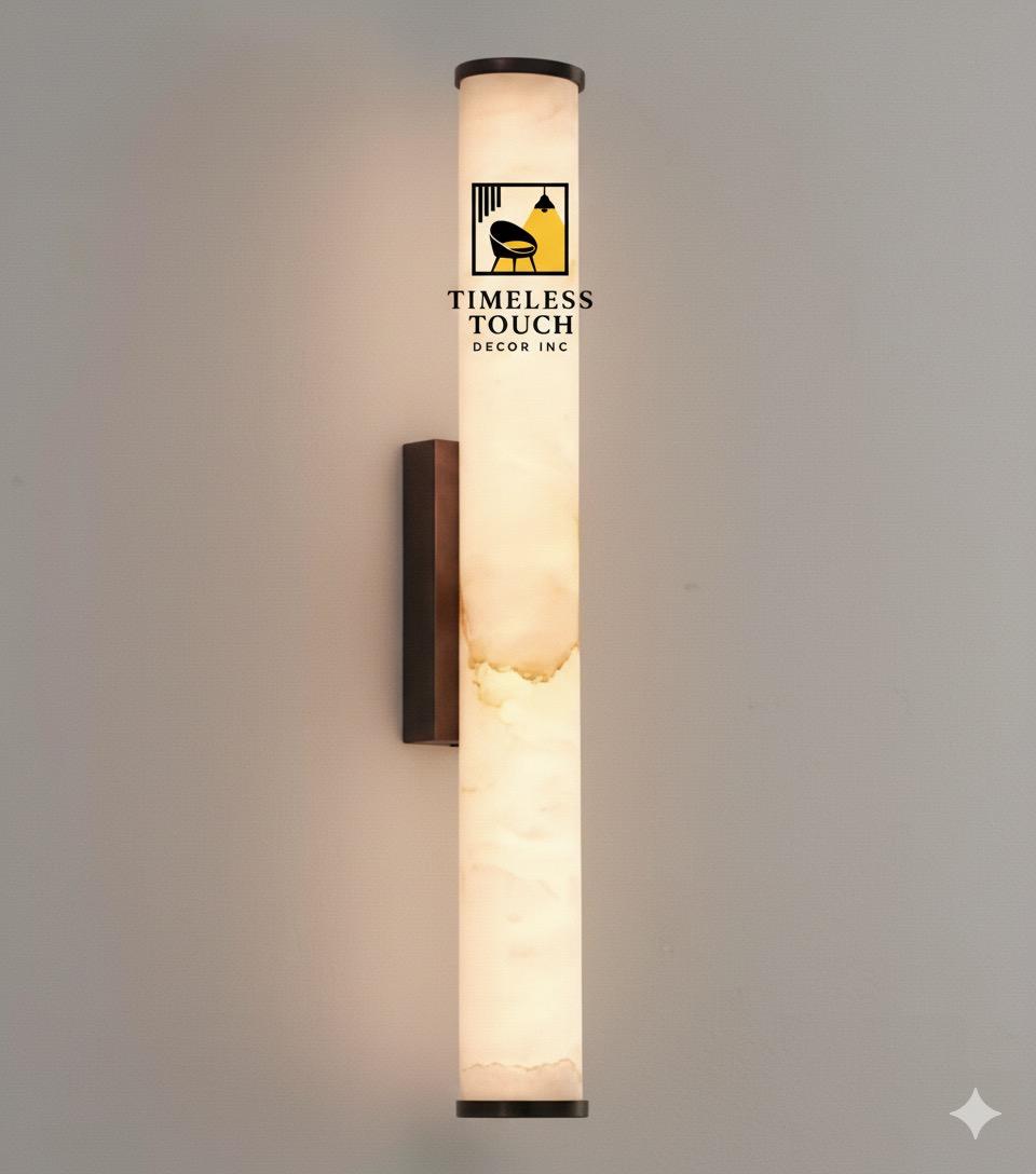 Modern Black & White S-Curve LED Wall Sconce (Minimalist Vertical Light)