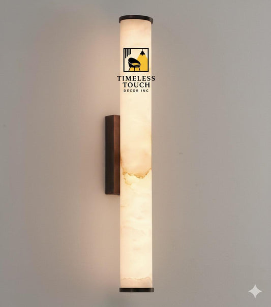 Modern Black & White S-Curve LED Wall Sconce (Minimalist Vertical Light)