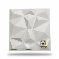 3D White Starburst / Compass Geometric Wall Panel