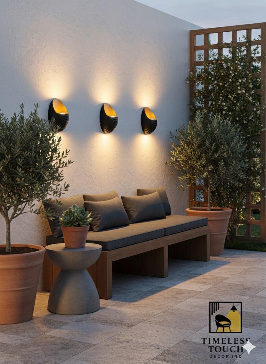 Modern Black V-Shape LED Up/Down Wall Sconce (Dual X-Beam Light)