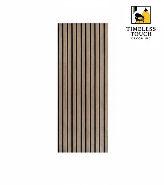 3D Textured Vertical Grooves Wall Panel (Industrial Gray / Silver)