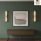 Modern Black & White S-Curve LED Wall Sconce (Minimalist Vertical Light)